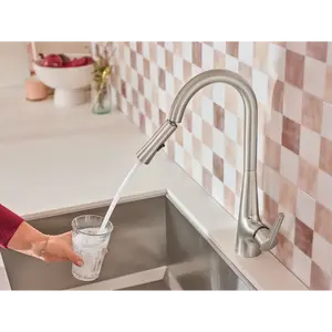 Ronan One-Handle Pulldown Kitchen Faucet with Swivel Control