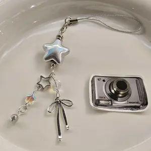 Cute Star Charm Phone Chain, Creative Phone Lanyard, Phone Strap for Women & Girls, Fashion Phone Accessories for Daily Use