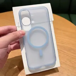 Phone case Suitable for iPhone 17 16 15 14 13 12 pro max plus,Ultra-Thin Matte Ring Case Compatible with iPhone 17, Transparent Hard Cover,for MagSafe
