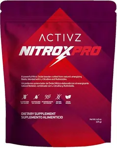 ACTIVZ NitroxPro Powdered Drink Mix with Beetroot L-citrulline Rutinosides CyLoc & DexKey dextrin for Nitric Oxide & Cardiovascular Health 6.0 oz