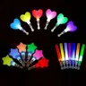 20-Color LED Light Plastic Glow Sticks Set - Heart, Star, Circle Designs, 3 Flashing Modes, Glow-in-the-Dark Party Supplies, Gifts for Birthday Party, Halloween Decorations, Graduation 2026,home decor