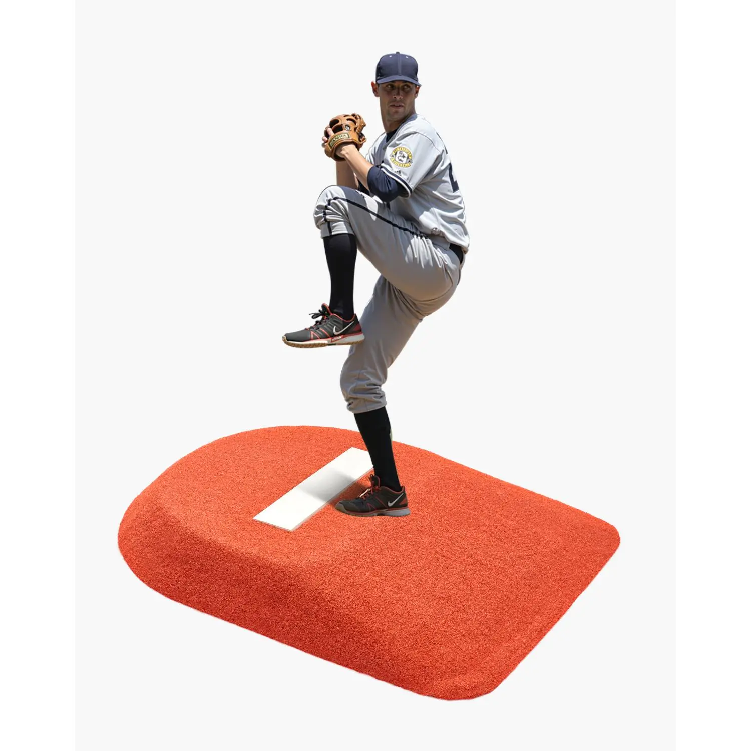 【SummerFinds】VEVOR Pitching Mound,  , Portable Baseball Game Mound, 42 in Indoor Outdoor Pitching Practice and Training Equipment, One-Piece Softball Pitching Aids with Antifade Turf and Pitching Rubber