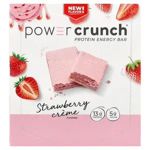 BNRG Power Crunch®, Protein Energy Bar, Strawberry Creme, 12 Bars, 1.4 oz (40 g) Each
