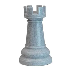 MegaChess 14 Inch Light Gray Perfect Rook Giant Chess Piece