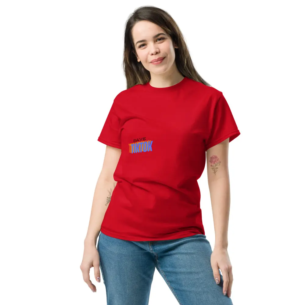 "Save TikTok" Unisex T-Shirt – Show Your Support in Style