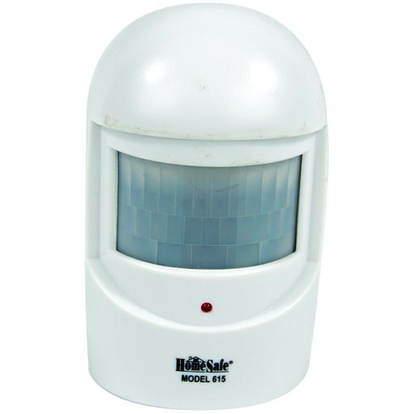 HomeSafe Wireless Home Security Motion Sensor Model 615 - 8m Detection Range 110° Angle RF 300ft Alarm Activation Easy Install