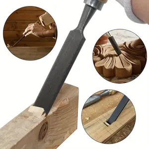 4 Pcs Wood Carving Chisels Set Professional for Woodworking - 8/12/16/20mm Comfortable Beech Handle Wood Chisel with Wood Handles - Ergonomic Wood Carving Hardware Tools DIY Auxiliary Tools