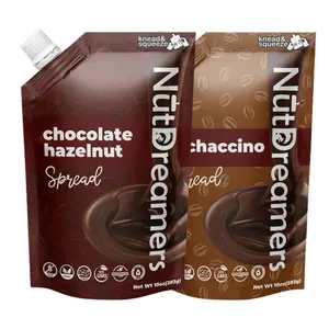 Chocoholic Dream Duo - Chocolates -  Cocoa - Sweet - Hazelnut -  Spread - Nut Butter - Nut Dreamers - Coffee - Dessert -  Healthy chocolate snack - perfect for ricecake snack