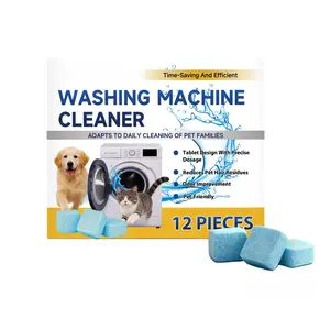 Eco-Friendly Household Washing Machine Cleaner, Fights Pet Odors, Prevents Hair Build-Up for Fresh, Clean Laundry Machines