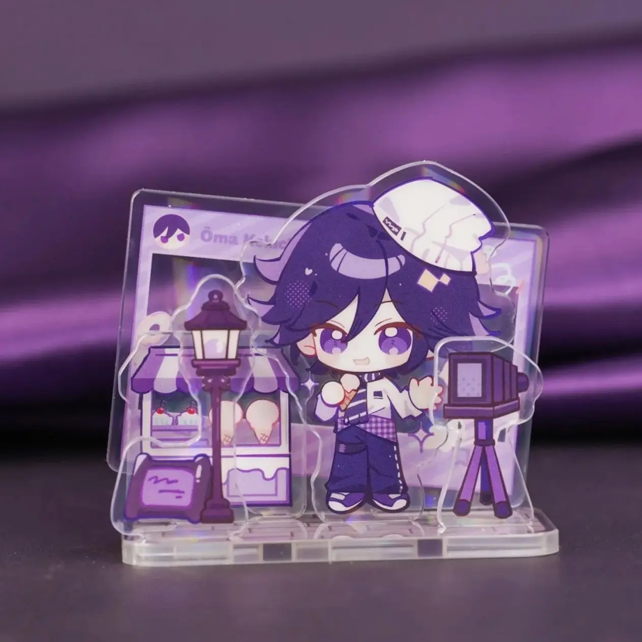 Danganronpa Chibi Kokichi Oma Acrylic Stand Interchangeable Multi-part Standee Anime Fan Merch Gift