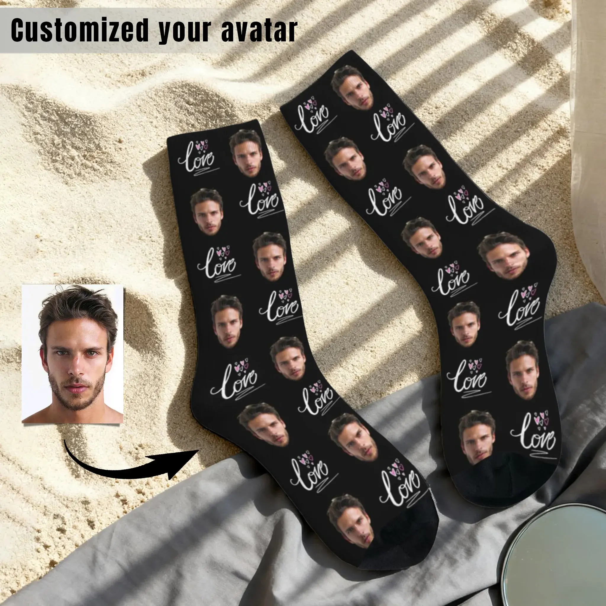 Customized socks for men and women