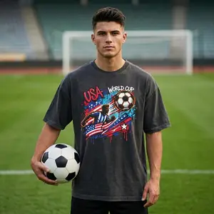 USA Soccer Graffiti Shirt 2026 – World Cup Style Football Fan Tee, American Flag Street Art Graphic T-Shirt, Game Day Outfit, USA Supporter Unisex Apparel