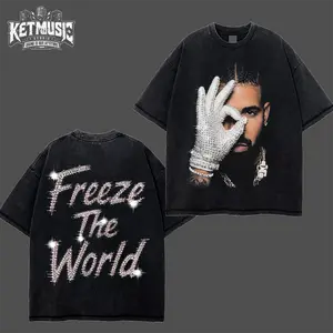 [KetMusic Studio]  Drake 'Ice Man' Album Official Graphic For Team Drizzy High-Quality Cotton T-Shirt #43, Drake Drizzy Fan Graphic Tee, Ice-Man Album Merch Streetwear Graphic Shirt, Gift for Drake Fans Vintage Collector Tee