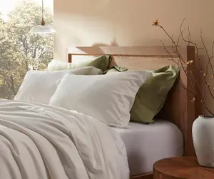 Luxury Goose Down Feathers Pillows Standard Size Set of 2-   Cover, Fluffy  Support, Hotel Collection Bed Pillows (20x26, Pack of 2)