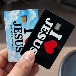 I Love Jesus Debit Card Skin Sticker 2 Pack Christian Vinyl Cover