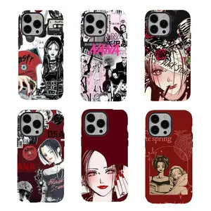 Nana and 8000 Phone Cases, Cool Phone Cases, Y2K Aesthetic Phone Cases, Punk Girl Y2K Art Phone Cases, Compatible with iPhone 17/16/15/14/13/12/11 and Samsung Galaxy S21-S25 Phone Cases, Shockproof and Durable Design, A Perfect Gift for Her.