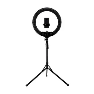 Vivitar 18-Inch LED Ring Light, Adjustable 63-Inch Tripod Stand, with Phone Stand and Wireless Remote for Selfies