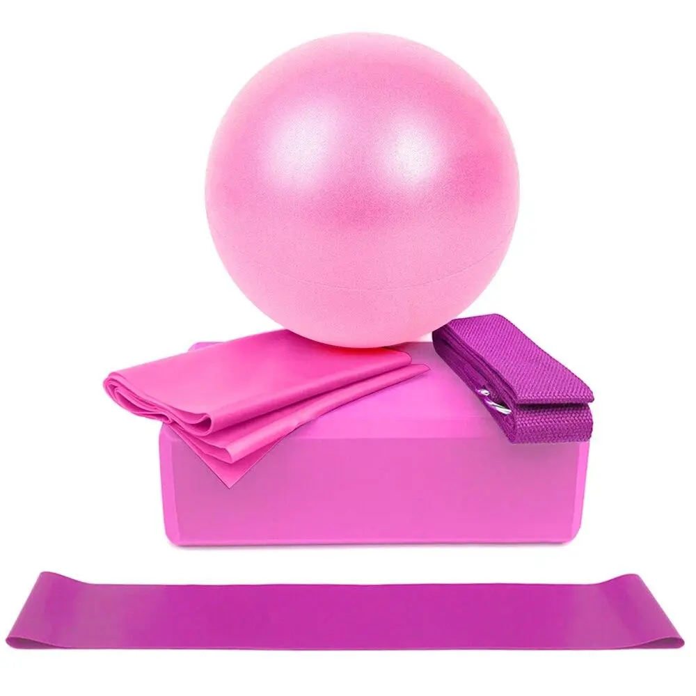 5 Pcs Yoga Equipment Ball Blocks Set 5 Pcs Yoga Equipment Ball Blocks Set