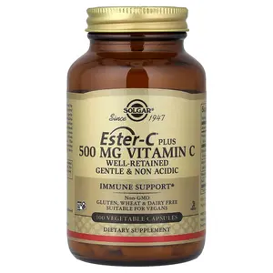 Solgar Ester-C® Plus, Vitamin C, 500 mg, 100 Vegetable Capsules