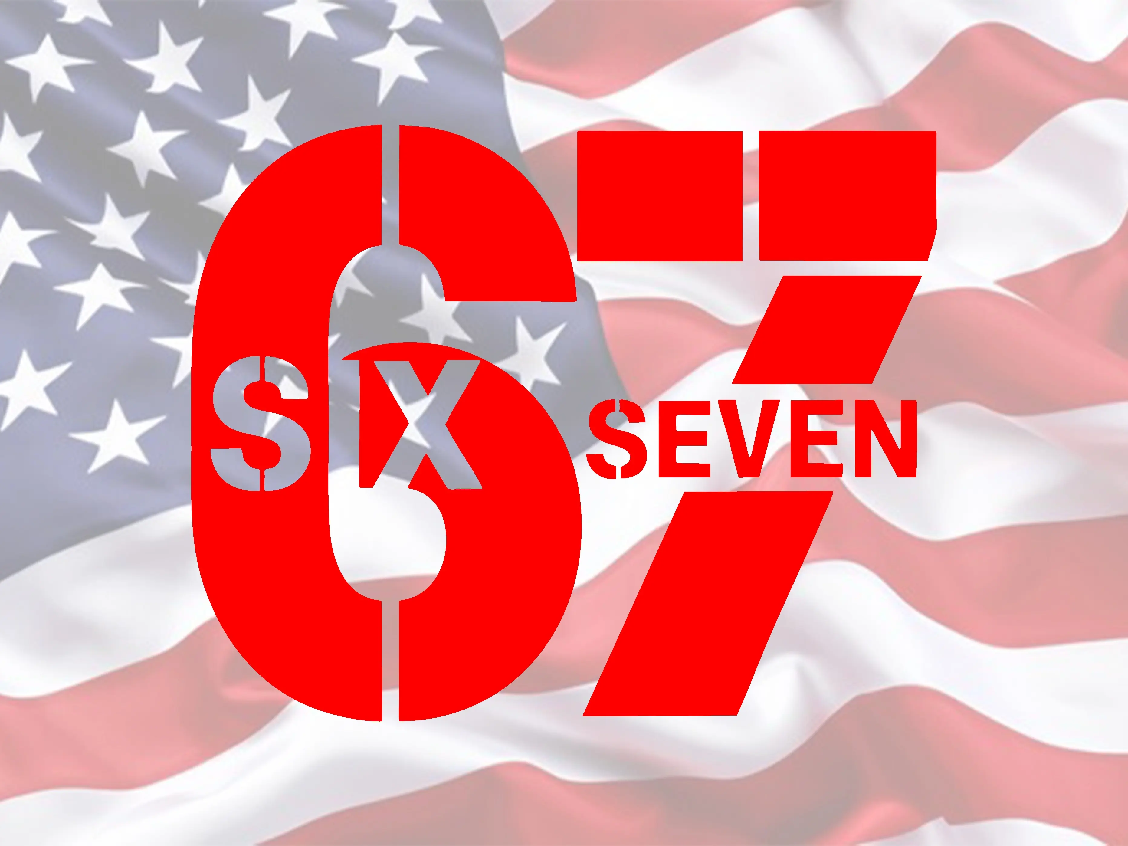 Six Seven Vinyl Decal - Weatherproof UV Resistant Easy Peel Stick for Trucks Coolers Laptops Storefront Windows Glossy Premium Indoor Outdoor Vinyl Sharp Lines Serious Staying Power