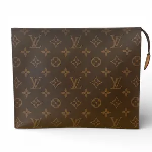 Pre-owned Louis Vuitton canvas Toiletry Bags Toiletry Pouch