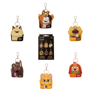Pixar Dogs & Cats Blind Box Mini Backpack Keychain Charm