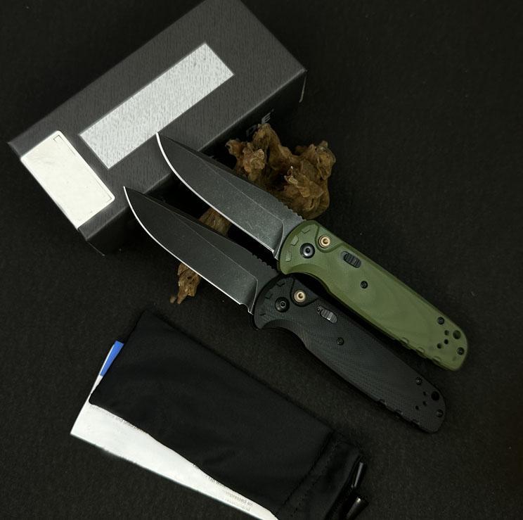 Outdoor Folding Knife D2 Steel Blade Button Lock EDC Tool, Non-Slip Grip for Camping Hiking Fishing Gear