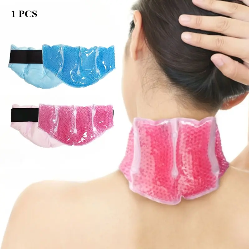 Reusable Neck Ice Pack, 1 Count Double-Sided Neck Support, Hot & Cold Compress for Pain Relief, Neck Relaxation Aid, Ice Packs Reusable