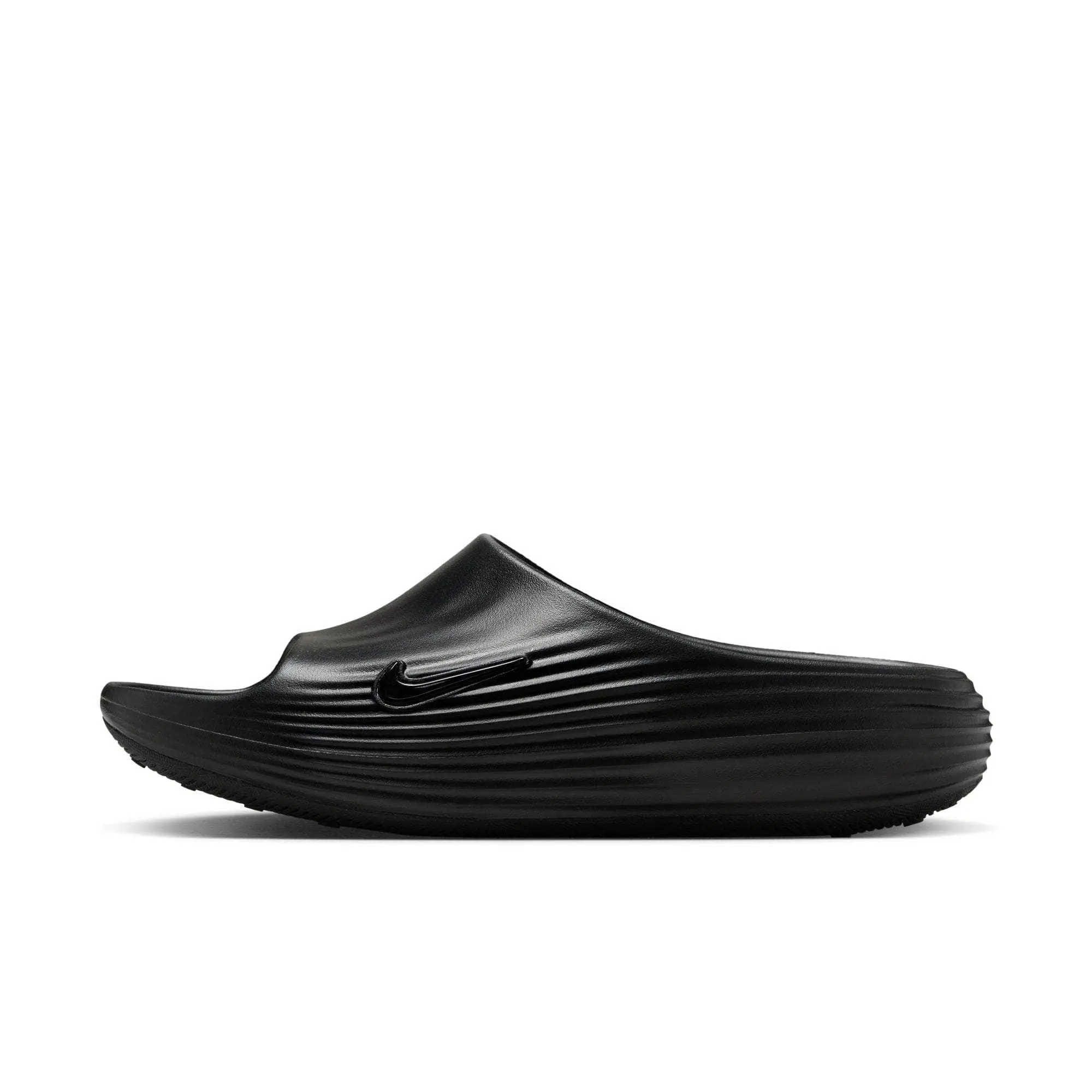 NIKE Men's Rejuven8 Recovery Slide Slipper, Slip On with ReactX Foam Responsive Cushion and Grippy Rubber Outsole, Casual Slippers, Recovery Slides, Anti Slip Men's Fashion Slippers