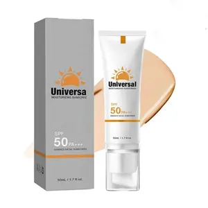SPF50+ Sunscreen Toning Moisturizing Cream Powerful UV Protection Facial & Body Care Liquid for All Skin Types Ideal for Swimming Military Training Outdoor Sport Commuting Shopping Travel