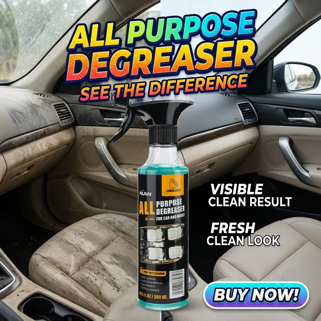 NUAN Heavy Duty Degreaser – Powerful foam cleaner for easy, fast, 2-in-1 cleaning and maintenance.-MY0522