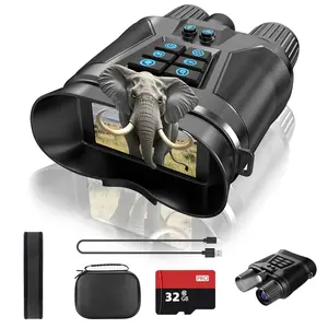 4k night vision binoculars , Full Color Night Vision Goggles,with Flashlight, 5000mAh Battery, Save Photos and Videos For Camping Hunting & Security