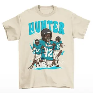 Travis Hunter Cartoon Style Jacksonville Football T-Shirt