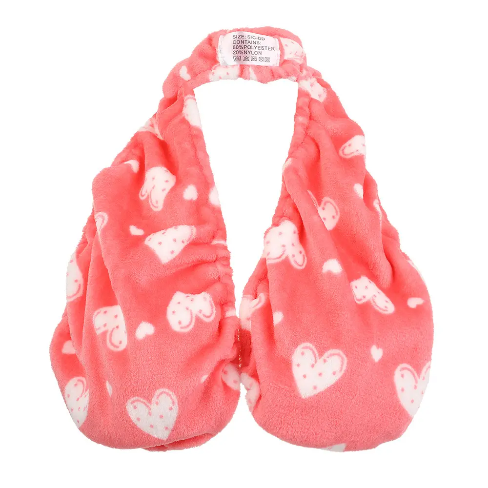 Plush Microfiber Towel Bra for Women, Absorbent Breathable Halter Wrap for Post-Shower, Sports, and Lounge, Reusable and Washable, Absorbent Breathable Towel, Reusable Washable Towels