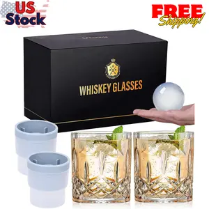 Old Fashioned Whiskey Glasses, Set of 4