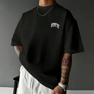 Men’s Gothic font prayer hands religious faith print, minimalist dark street 100% cotton T-shirt, minimalist grunge rock aesthetic, urban edge style, designed for street photography and niche subculture vibes, a must-have at under $10.