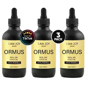 I Am Joy Ormus Gold Oil 3-Pack 4 fl oz Each Monoatomic Mineral Elixir for Pineal Gland & Cellular Health with Platinum & Iridium Non- Chemical Extraction Body Care Daily Evening Cosmetic diffuser essential oil essential oils joy ormus gold oil