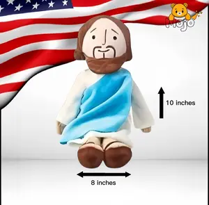 Jesus plush toy,  10 inch, Soft and cuddly stuffed toy for kids and adults, lovely plush gift, religious thanksgiving christmas christian baptism gifts, christmas decorations, my first addiction toys, stuffed toys for adults, thanksgiving christmas gift
