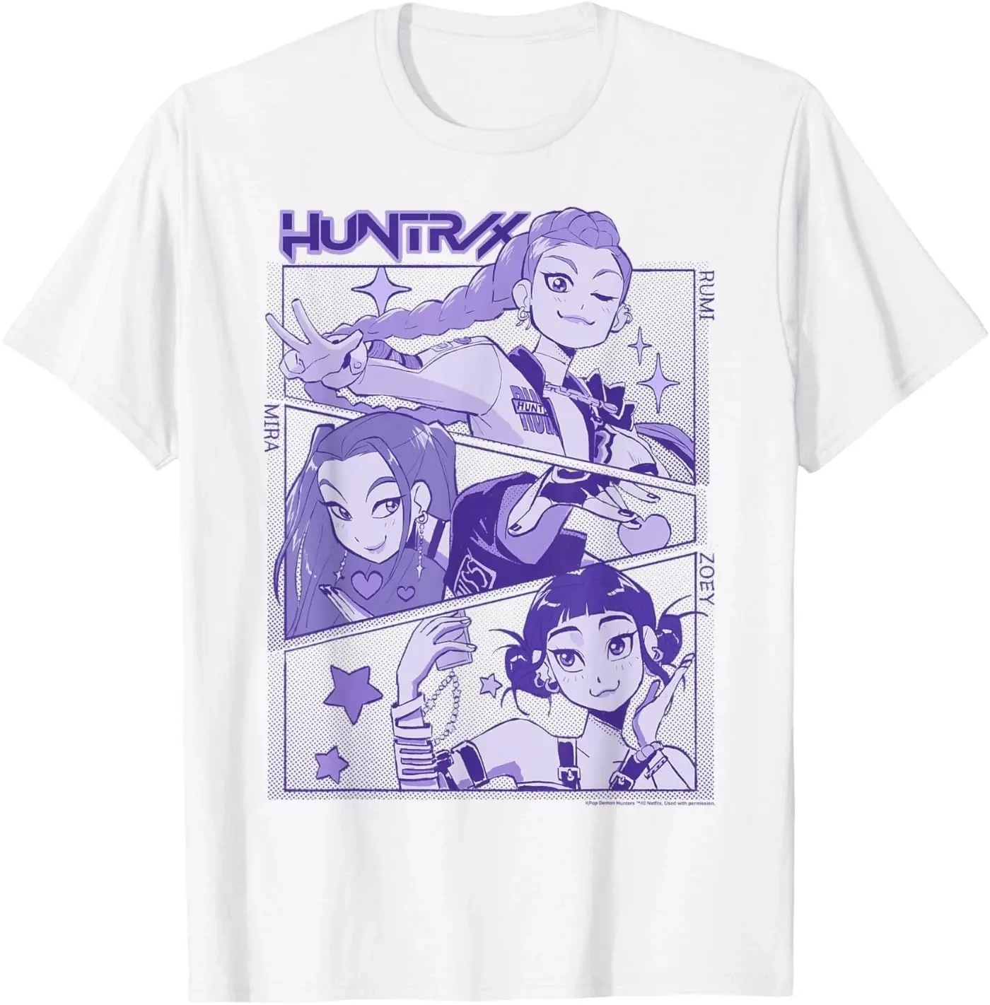 Huntr/x Cute Animated Panels T-Shirt