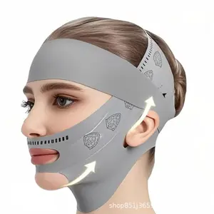 Lifting and Firming Double Chin Sleep Mask Anti-Sagging Breathable Bandage Improves Facial Forehead Lines and Nasolabial Folds Chin Up Mask Repairing Mask Under Eye Masks derma stamp