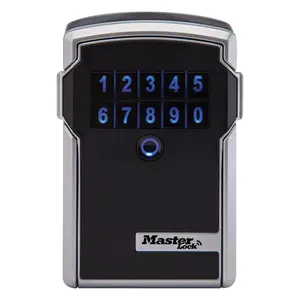 212 MAIN 4-Digit Combination Electronic Padlock, 3.25 in. Hardened Steel Body Smart Security Lock with App Control for Motorcycle Locks & Security