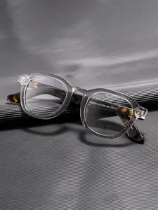 Ultra-Light Tr90 Frame Glasses, Minimalist Round Design, Unisex Casual Style, Perfect for Daily Wear & Special Events