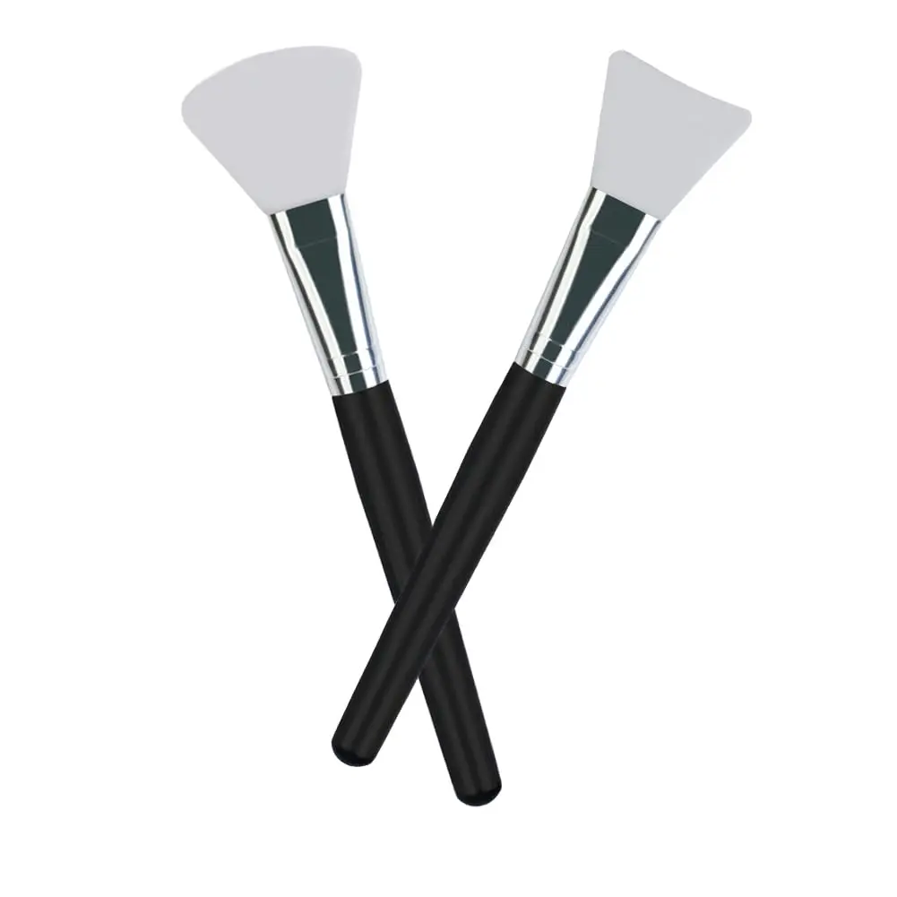 2 Pcs Silicone Face Mask Brush Applicator for Facial Mud, Clay Mask, DIY, Modeling Mask, Body Lotion, and BB CC Cream