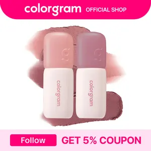 Colorgram Blurry Lip Duo - Nude Blur Tint | K-Beauty Makeup | Soft Matte Lip Stain | Powdery Finish | 2-in-1 Lip & Cheek | Lightweight & Buildable