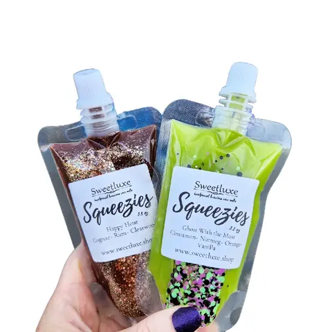 Sweetluxe Squeezables Wax Melts 3.5oz, Double Fragrance Load, Handpoured Soy