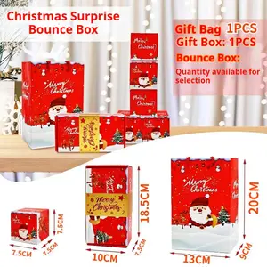 2026 Bestselling Surprise Hopping Box | Creative Birthday Gift | Qixi Festival, Valentine's Day, Christmas Bounce Red Envelope Gift Box