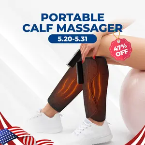 CINCOM Heated and Portable Leg Massager with Calf Airbags, Adjustable Modes and Intensity Levels for Enhanced Comfort – The Ideal Relaxation Gift for Loved Ones