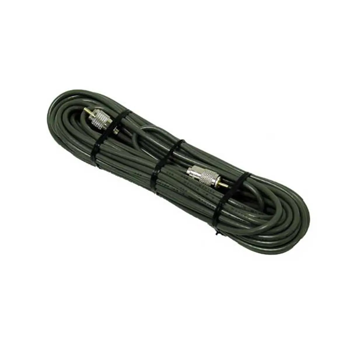 Procomm PP8X75 75 ft Coaxial RG8X Cable with PL259 Connectors, 95% Shielding, Stranded Center Wire, High Quality, Low Loss, Handles More Power