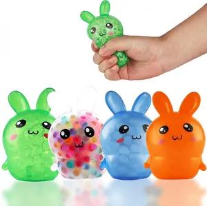 Summer Gift 4 Pack Squishy  Bunny Stress Balls for Adults