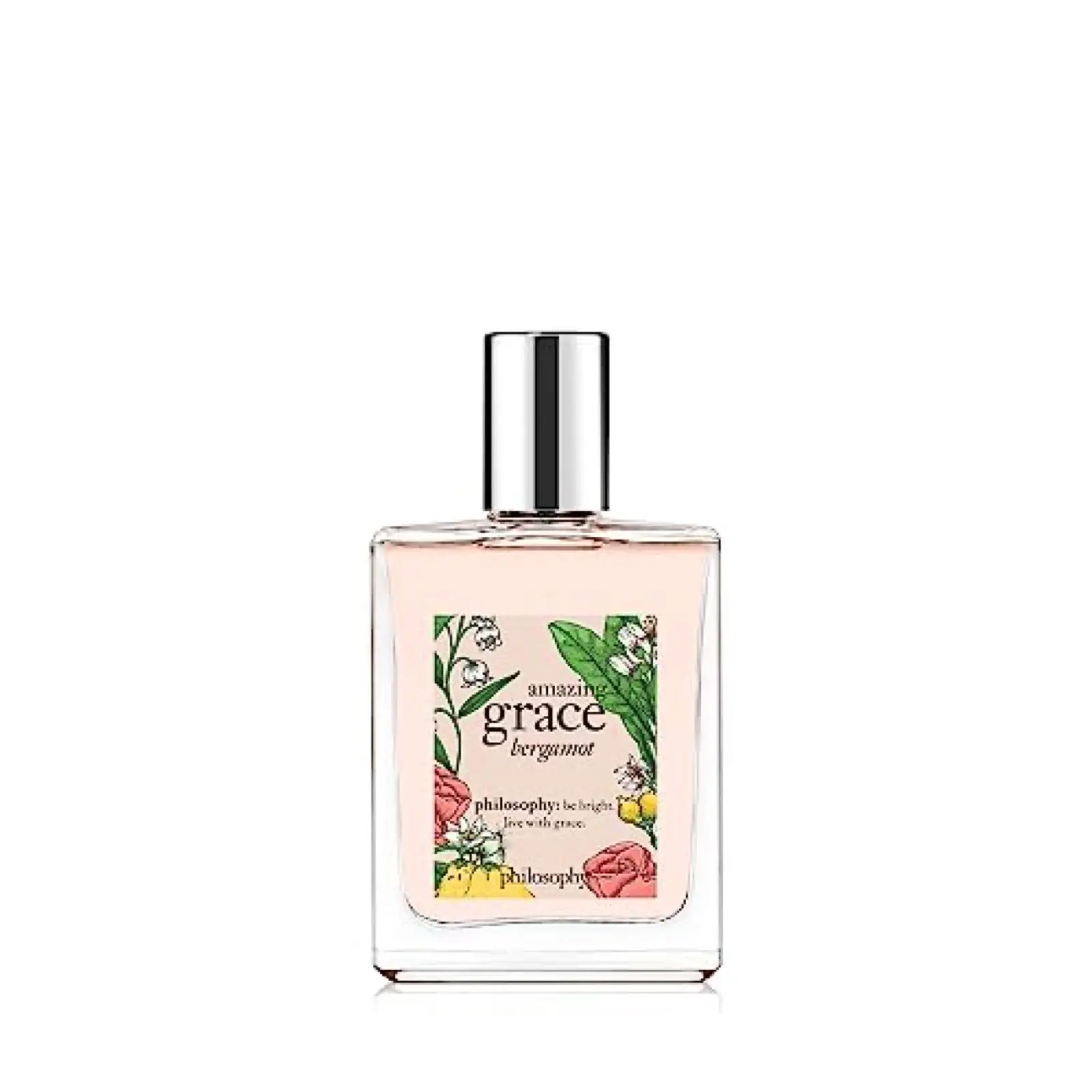 Philosophy Amazing Grace Bergamot Women's EDT Spray, Fresh Floral Citrus Fragrance with Bergamot, Orange Blossom, Muguet Lily of the Valley & Warm Musk, Daily Perfume Gift, 60 mL / 2 fl oz
